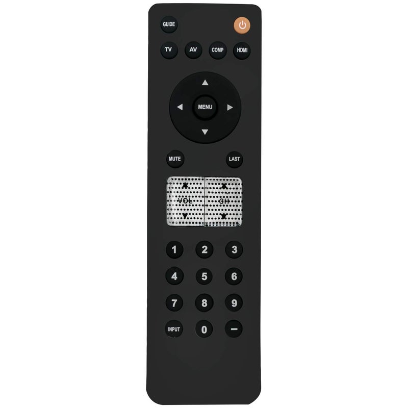 AULCMEET جهاز تحكم عن بعد VR2 بديل متوافق مع تلفزيون VIZIO HDTV30A VW32L Vw32l Vw32lhdtv10a Vw32lhdtv30a Hdtv30a SV420M SV470M HDTV20A VP322 VX240M VP422 VL320M VL370M VO370M - Image 2